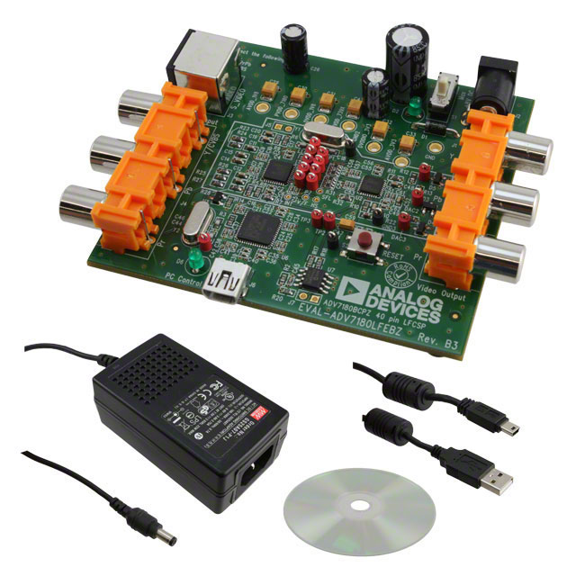 EVAL-ADV7180LFEBZ Analog Devices Inc.  Cartes et kits d'évaluation et de démonstration